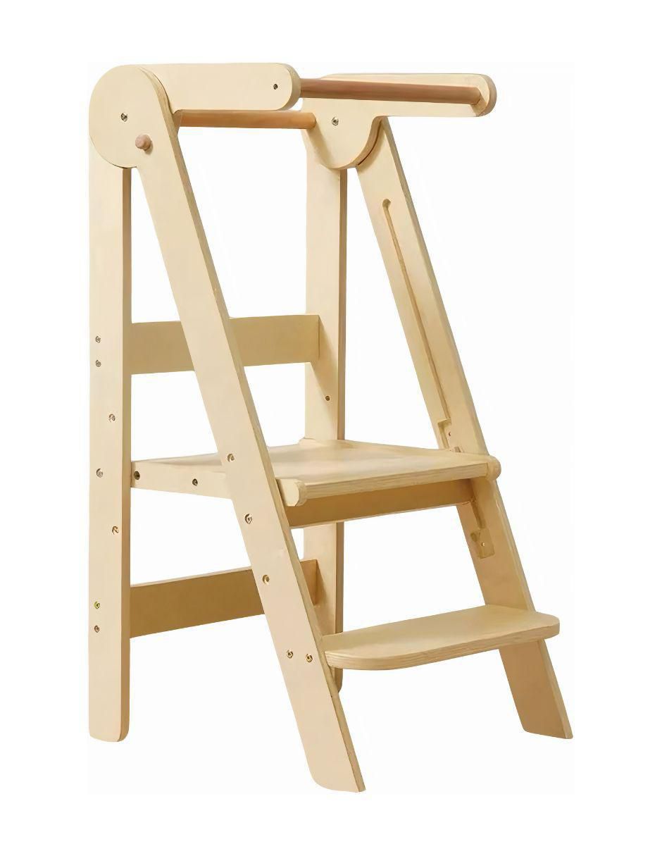 Torre de aprendizaje Montessori de madera