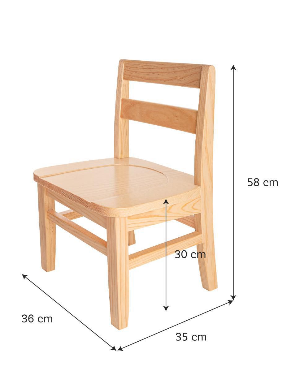 Silla infantil Montealto de madera pino 4