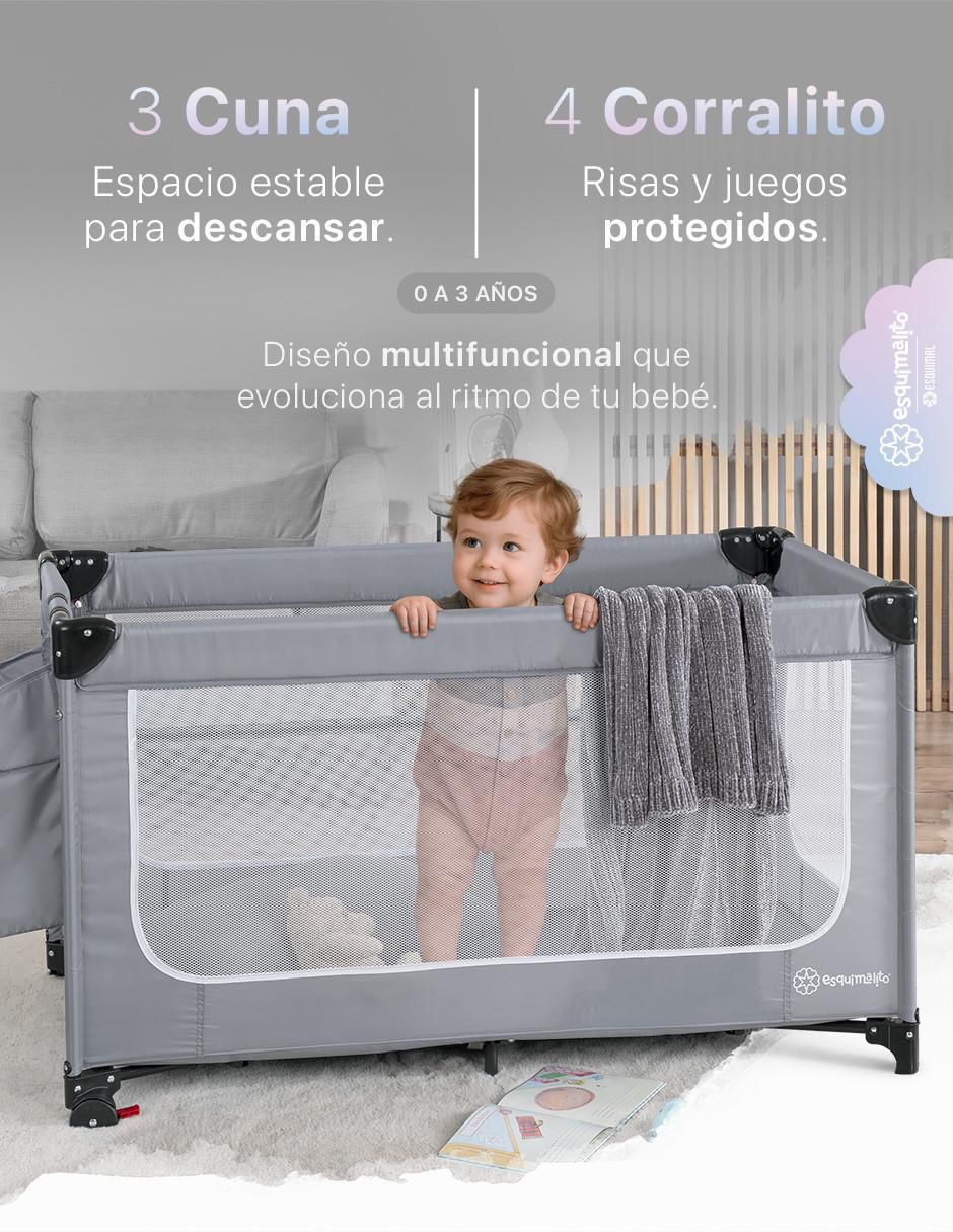 Cuna colecho Esquimal 4 en 1 portátil Dream Fit