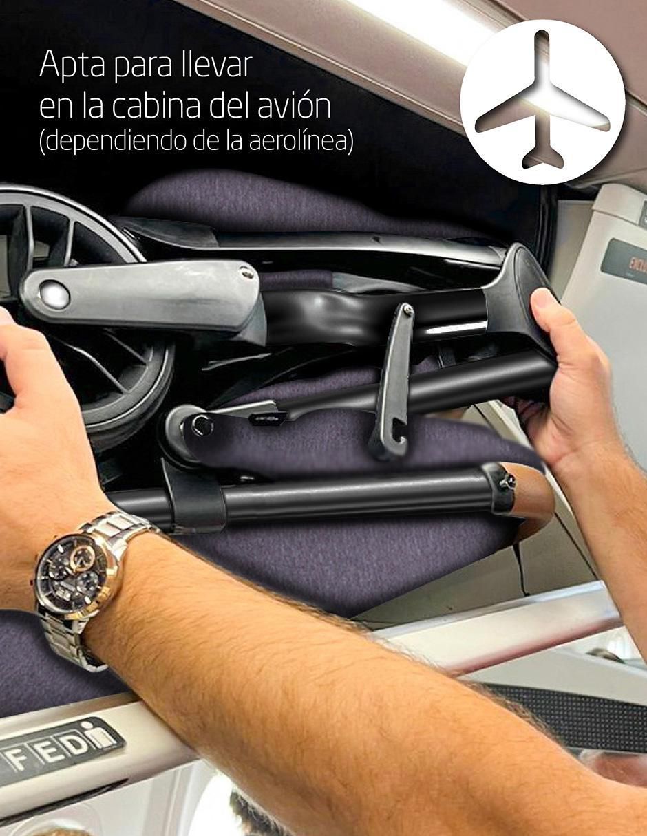 Carriola travel system Eva 3 Luxe plegable 12
