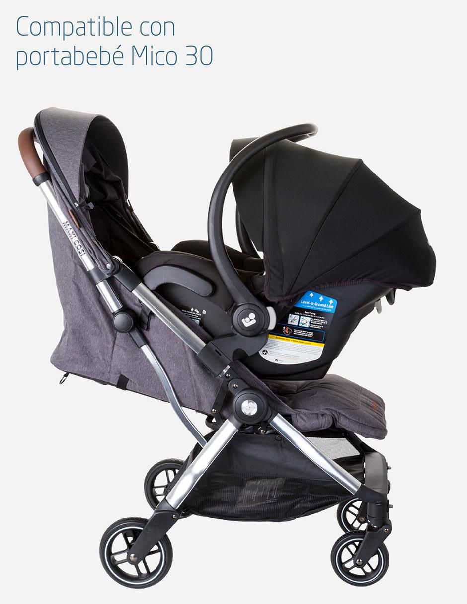 Carriola travel system Eva 3 Luxe plegable 16