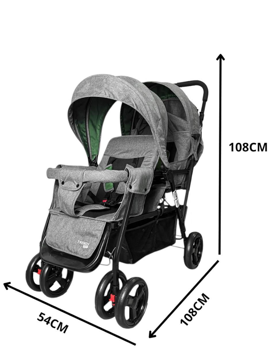 Carriola doble Twiny Duo plegable 11