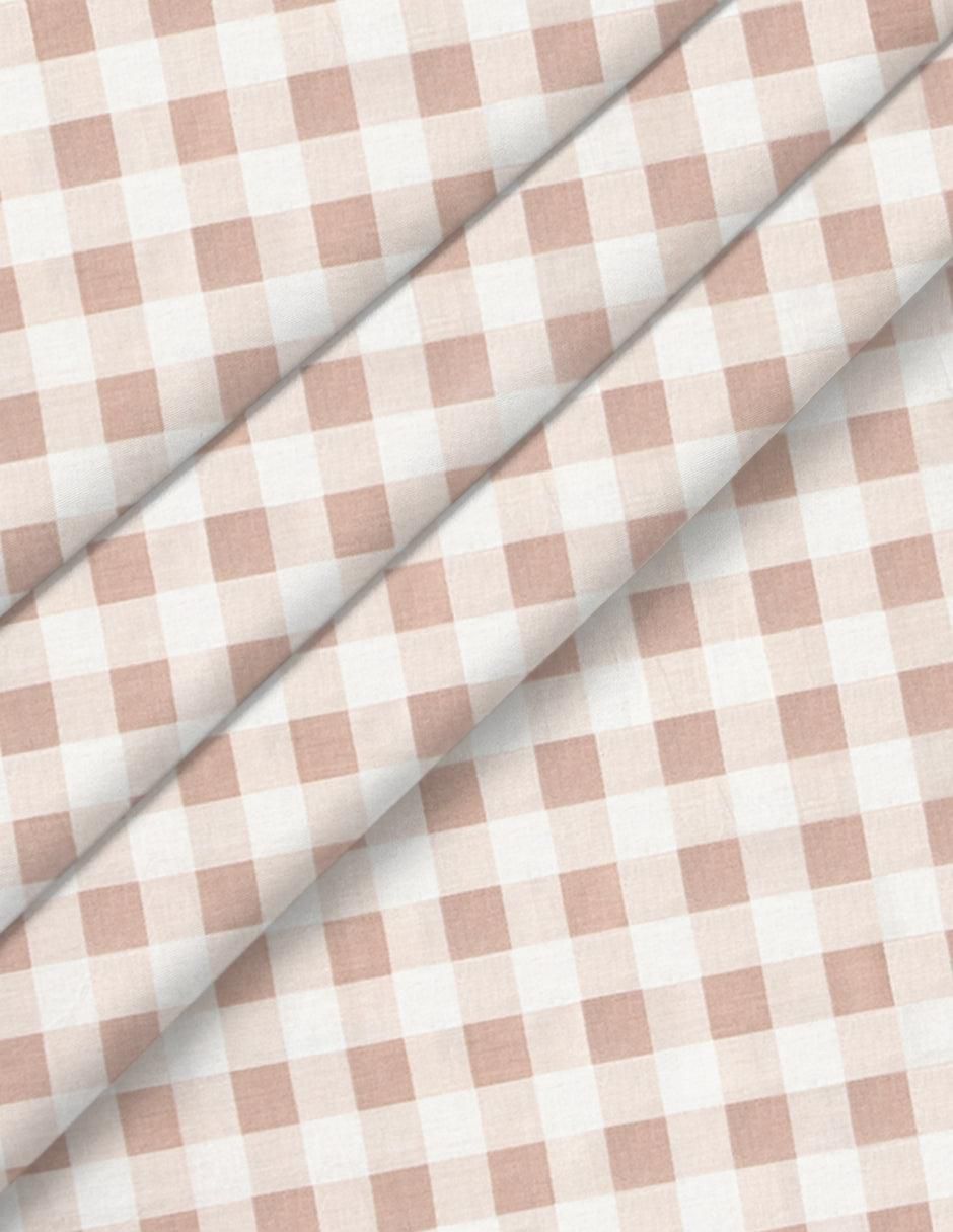 Set sábanas cajón de algodón 250 hilos Gingham 6
