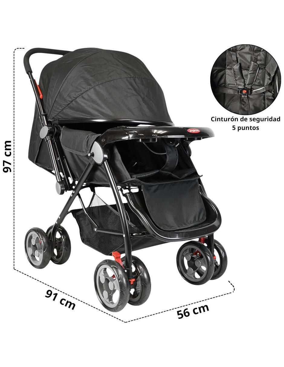 Carriola reversible plegable de acero inoxidable 6