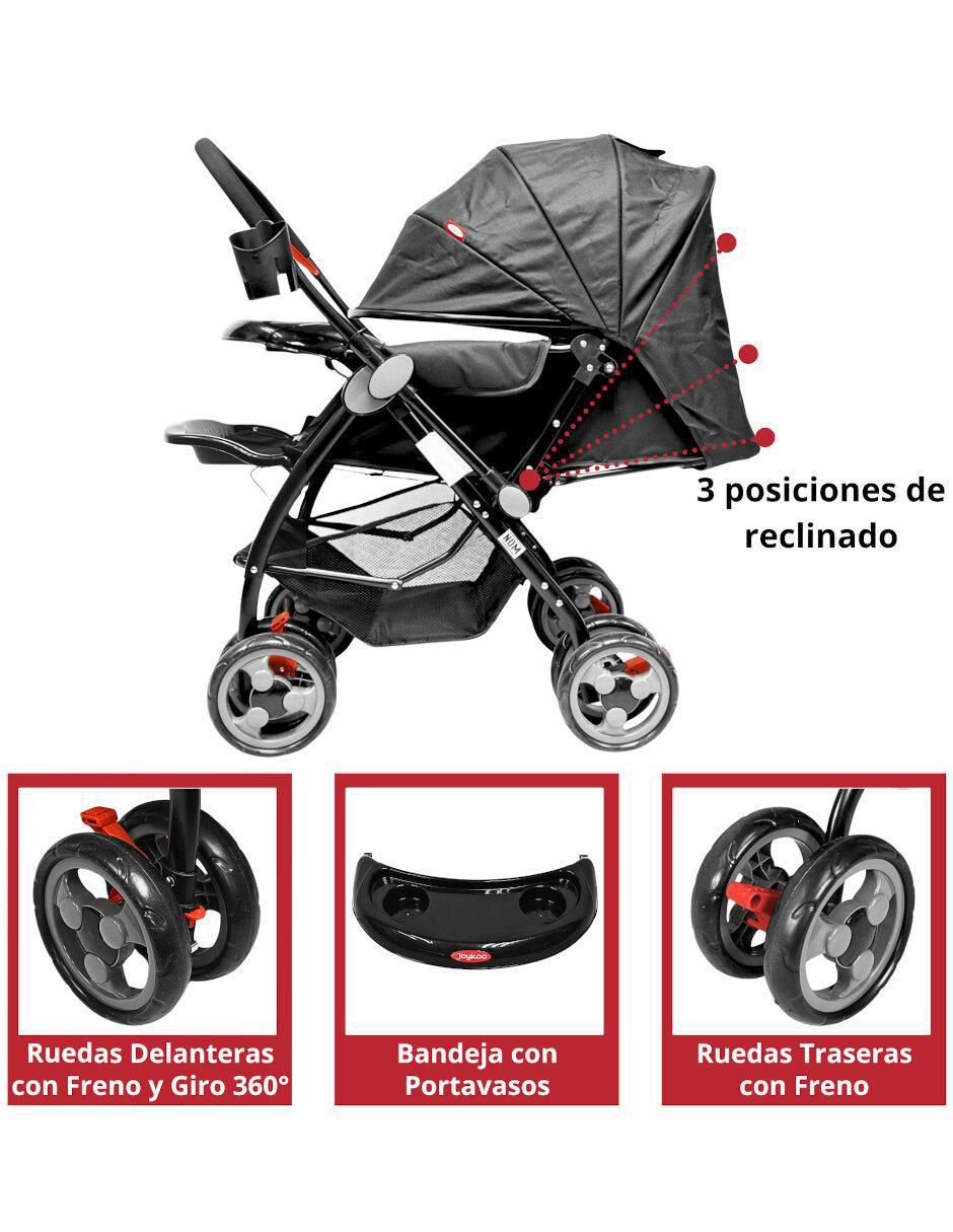 Carriola reversible plegable de acero inoxidable 3