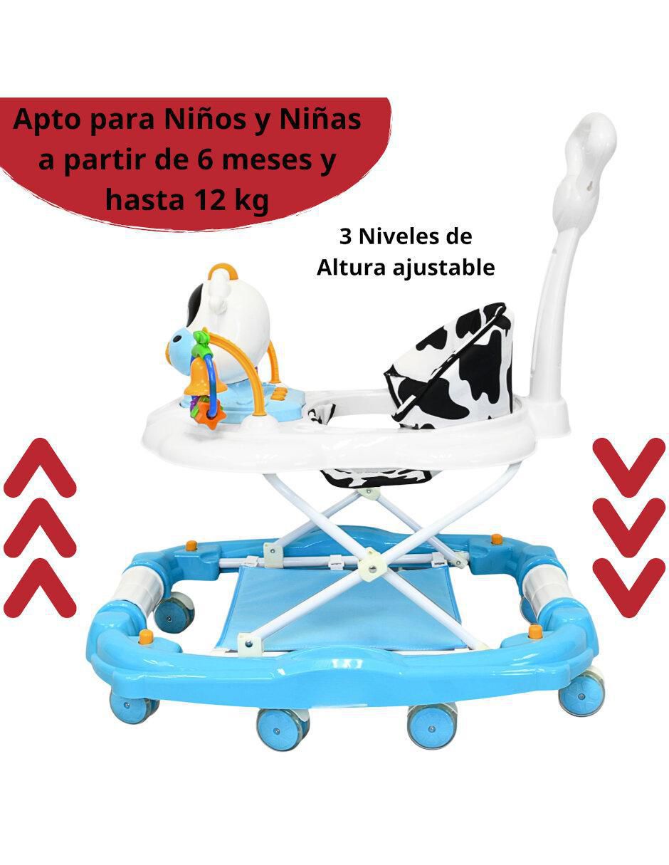 Andadera 2 en 1 unisex Diseño Vaca musical Vaca 4