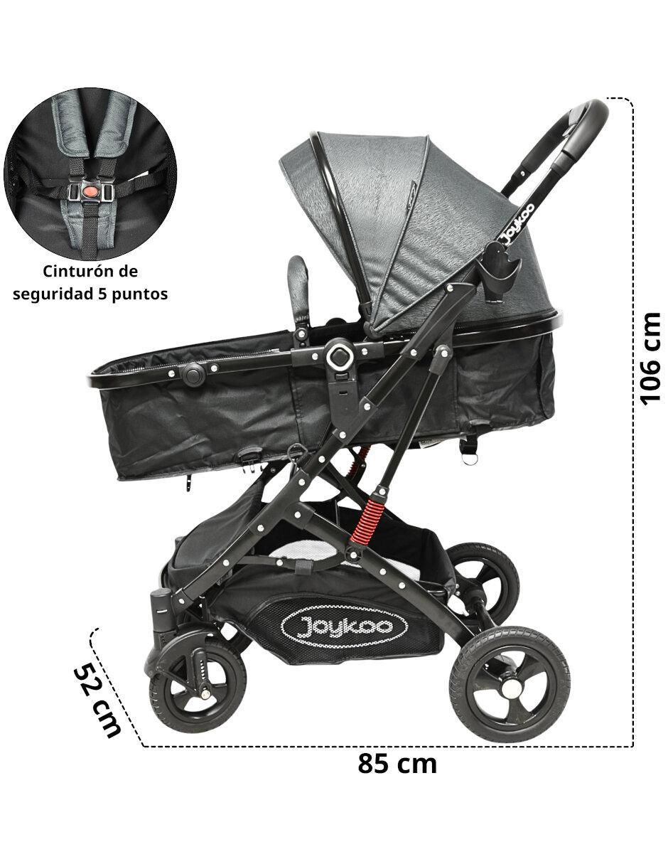 "carriola" reversible convertible a bambineto joykoo "de" acero inoxidable