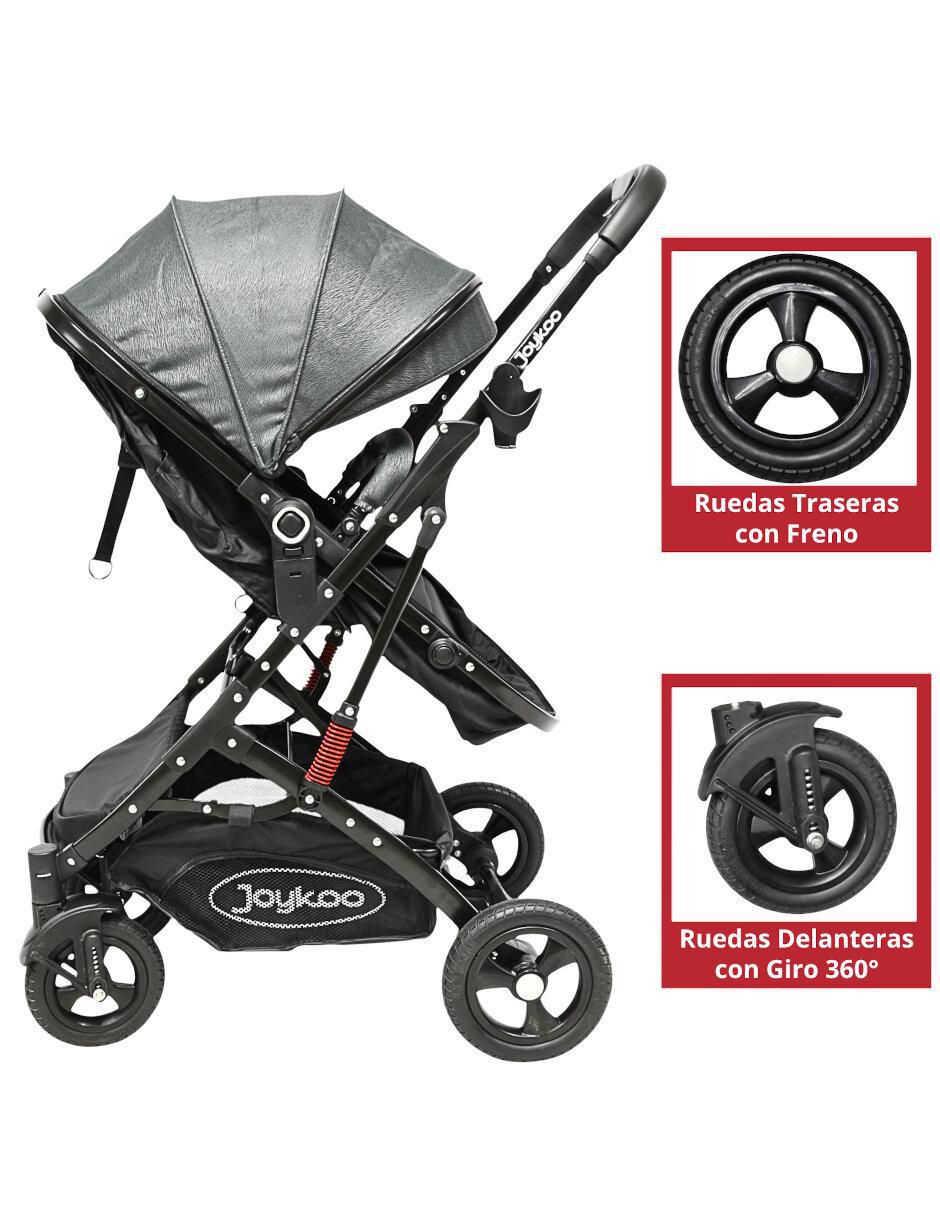 "carriola" reversible convertible a bambineto joykoo "de" acero inoxidable