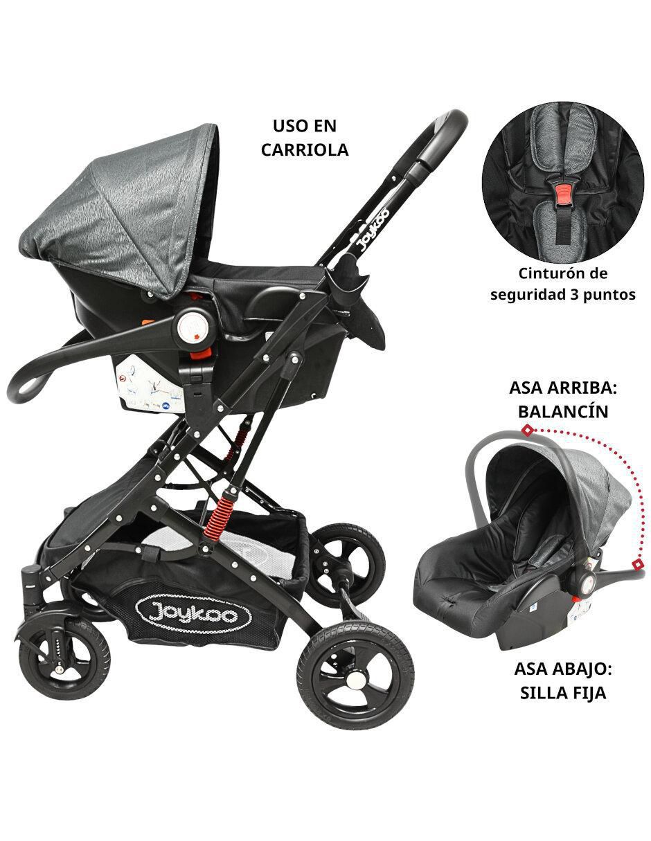 Carriola travel system plegable 3