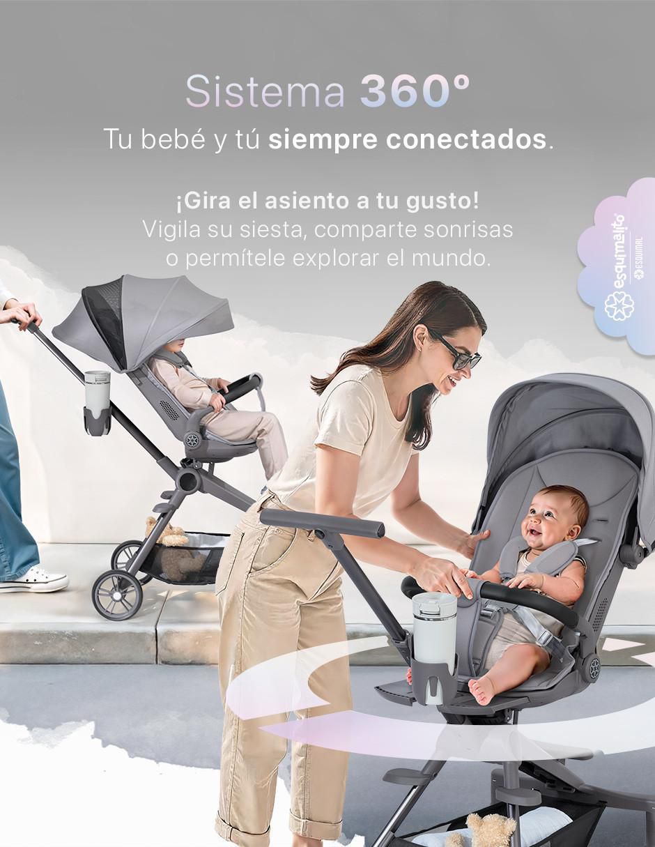 "carriola" reversible ligera 3 posiciones esquimal "de" aluminio
