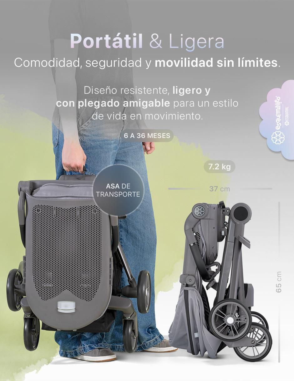 "carriola" reversible ligera 3 posiciones esquimal "de" aluminio