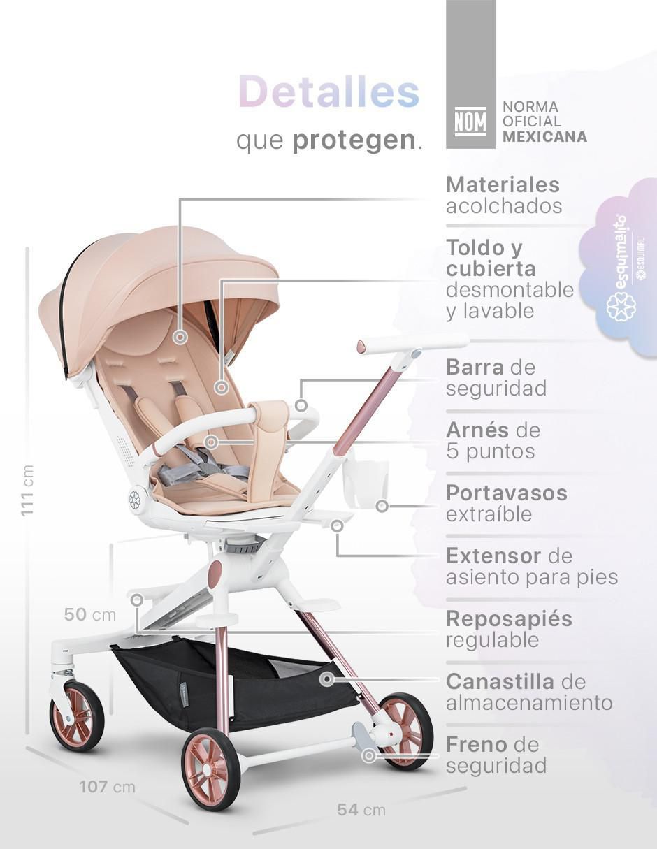 Carriola reversible plegable 6