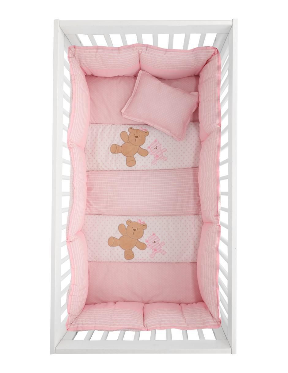 Juego de cuna para bebé niña 3 piezas 4
