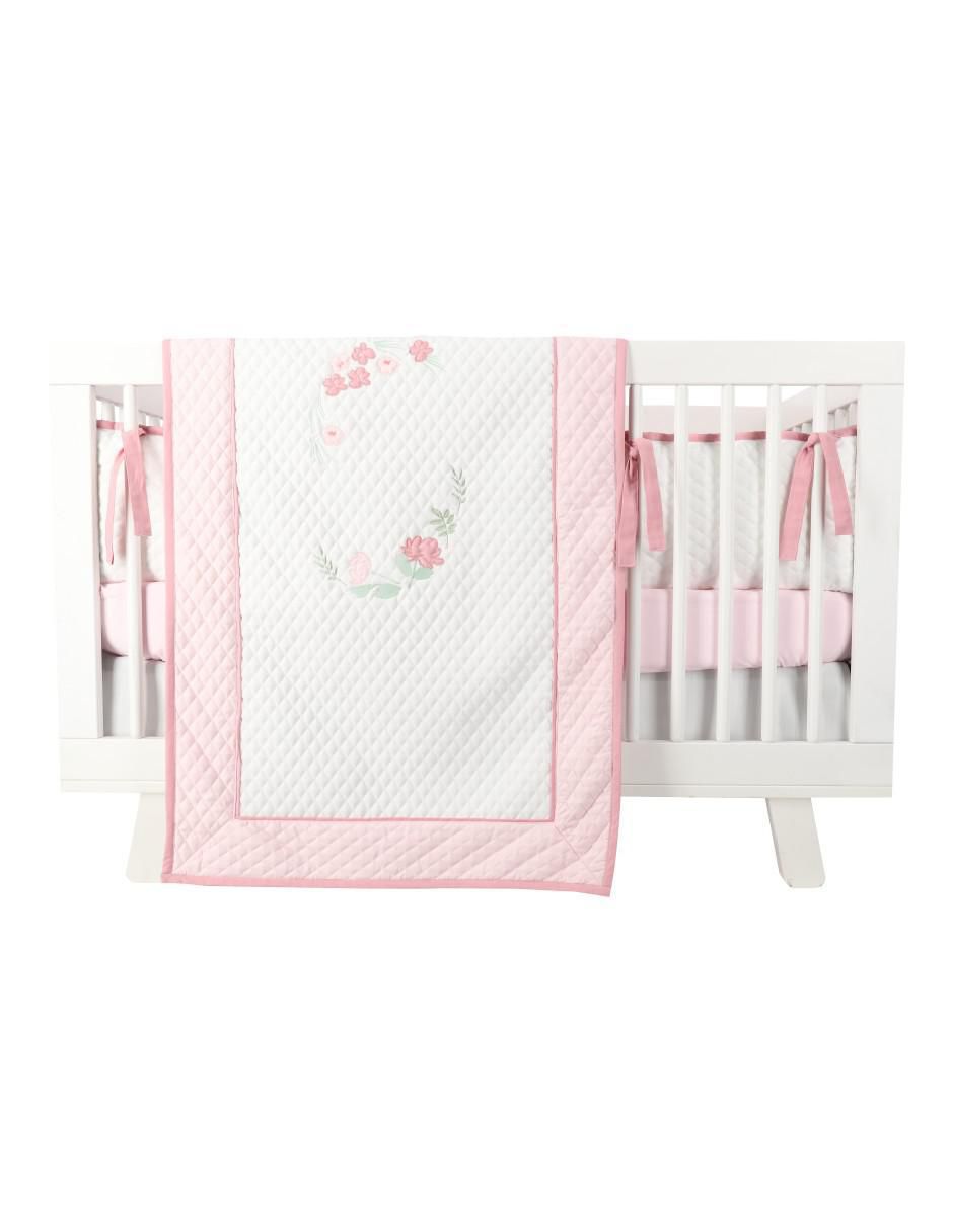 Juego de cuna para bebé niña 4 piezas 5