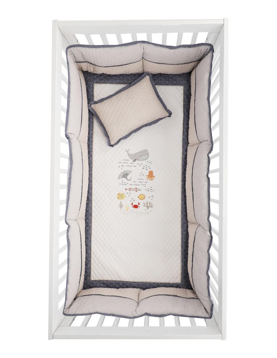 Juego de cuna para bebé niño 4 piezas 4