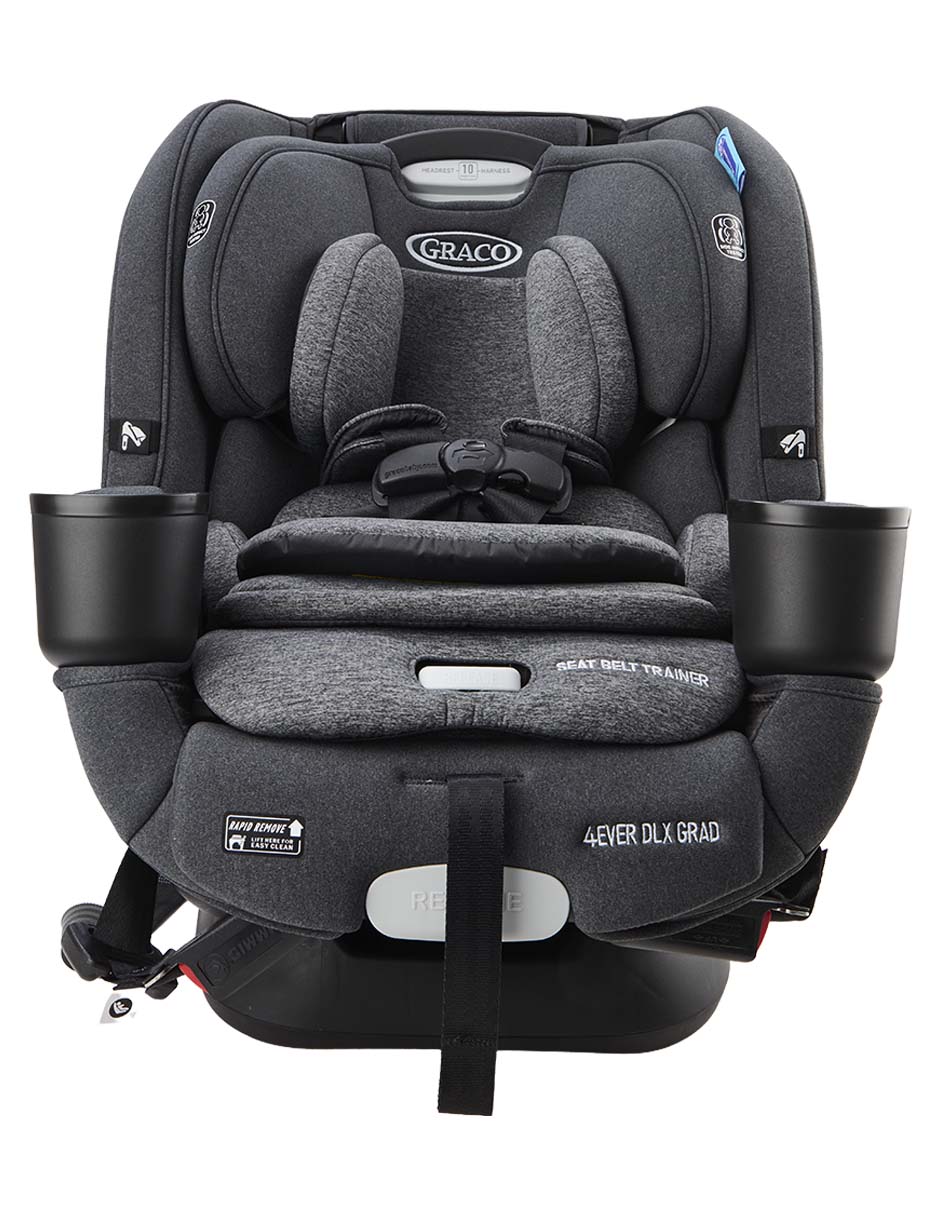 Autoasiento convertible compatible con el cinturón de seguridad del automóvil