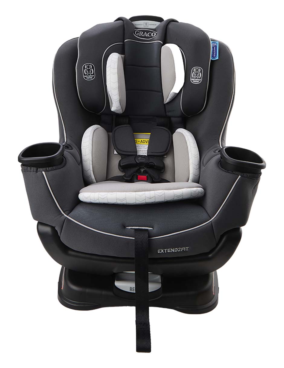 Autoasiento convertible compatible con cinturón de seguridad del vehículo y el sistema LATCH