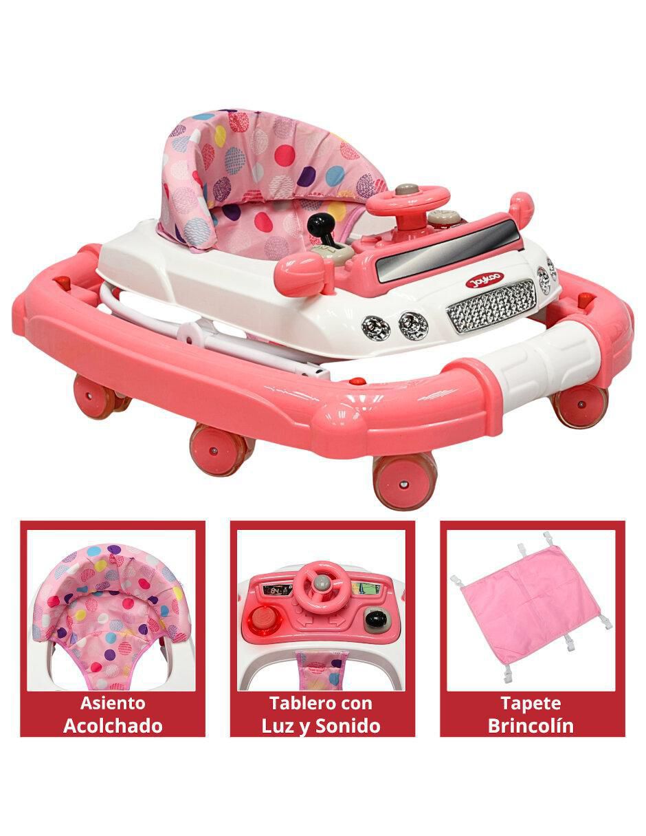 Andadera 2 en 1 unisex carrito musical 4
