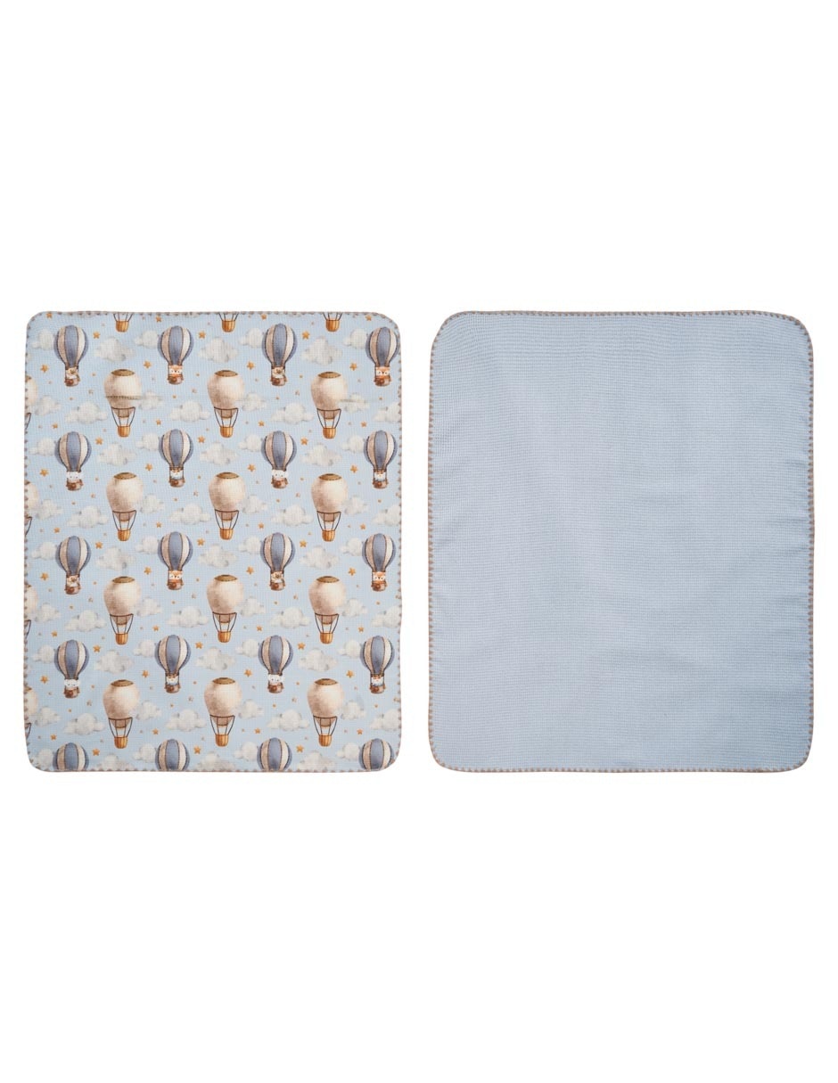Set cobijas clásica de tejido jacquard para bebé niño Set cobijas clásica de tejido jacquard para bebé niño