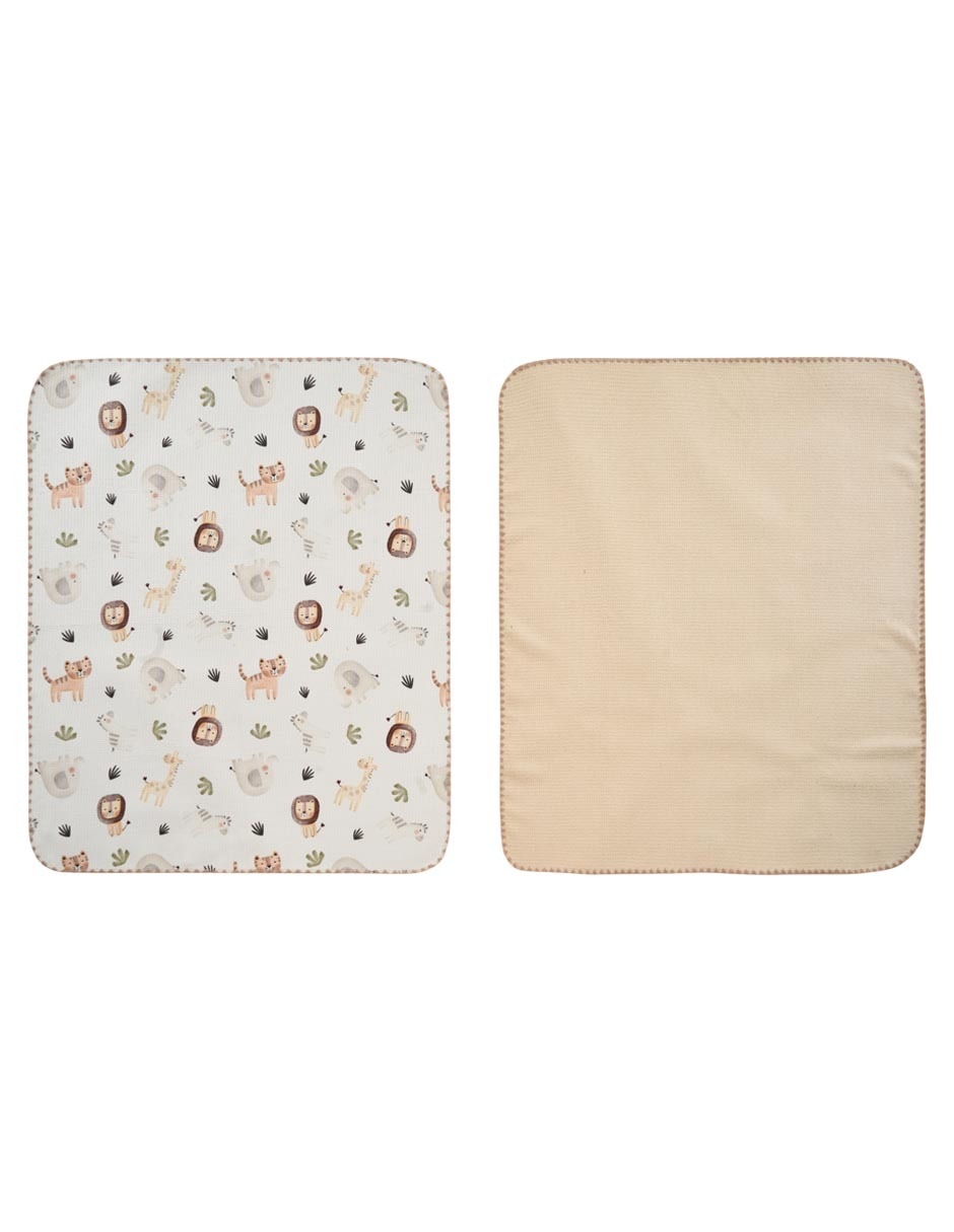 Set cobijas clásica de tejido jacquard para bebé niño