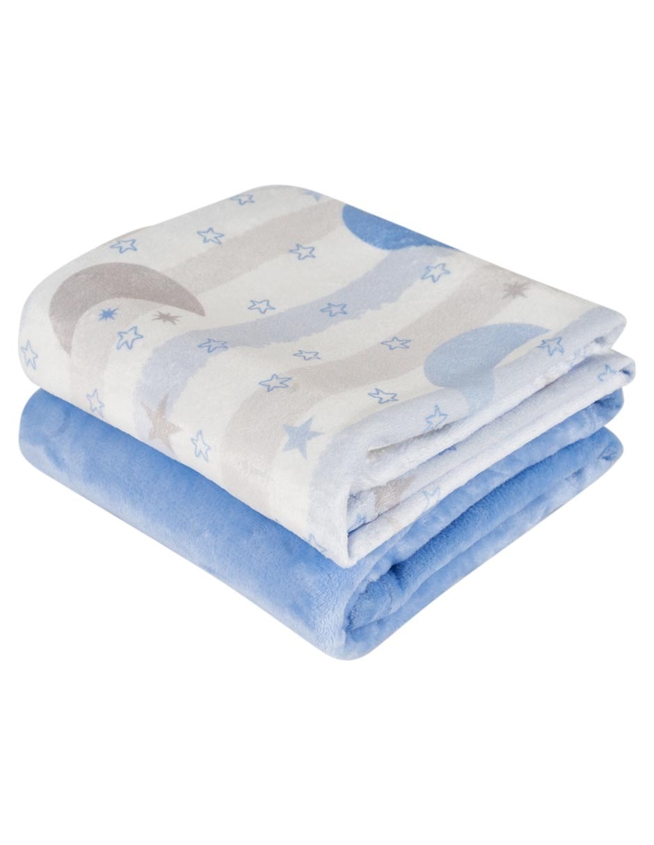 Set cobijas de tejido suave para bebé niña