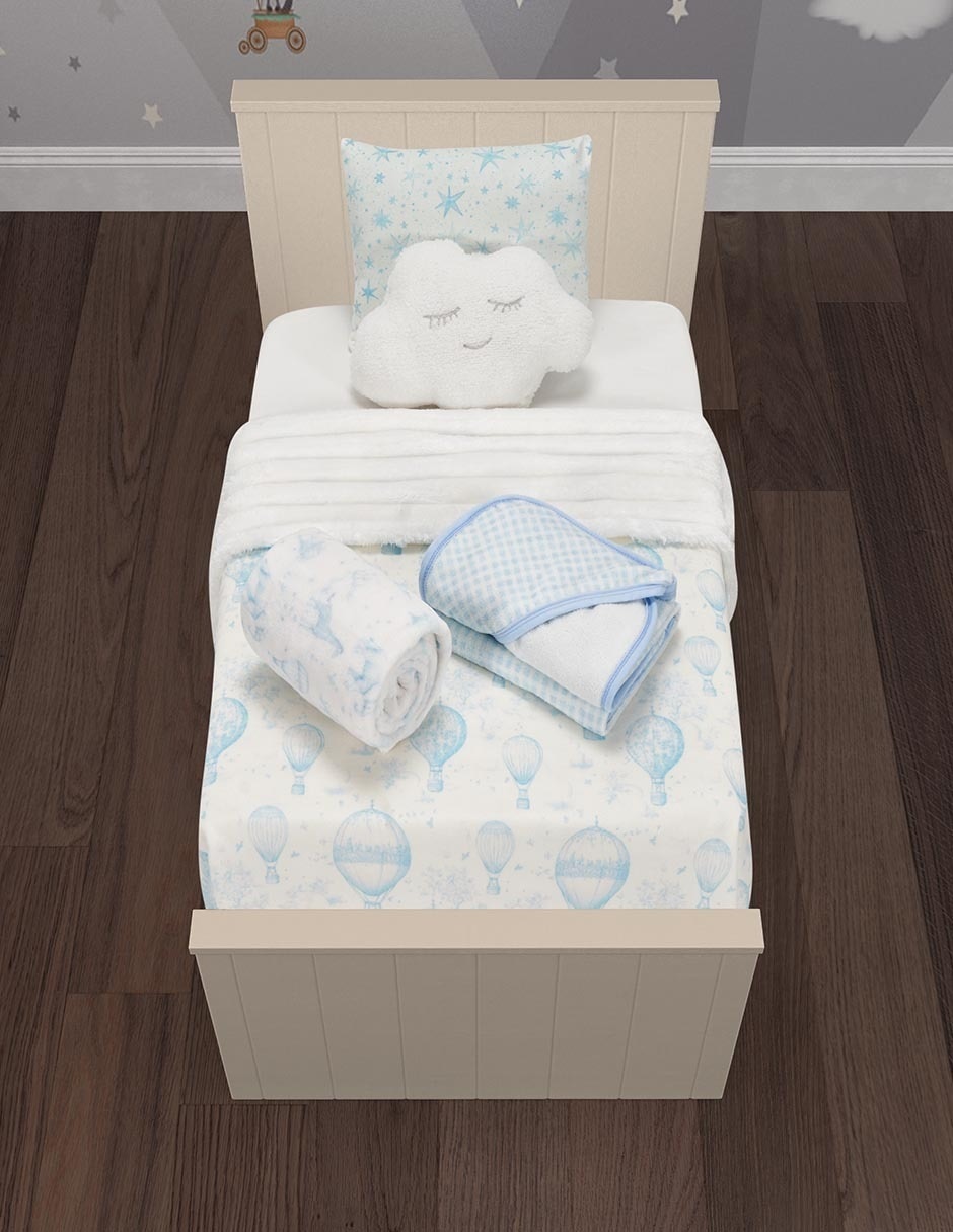 Set cobijas de tejido suave Baby animal para bebé 2