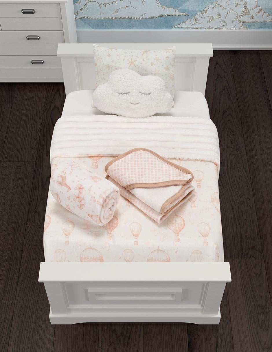 SET COBIJAS MON CARAMEL CANASTA, BEIGEA