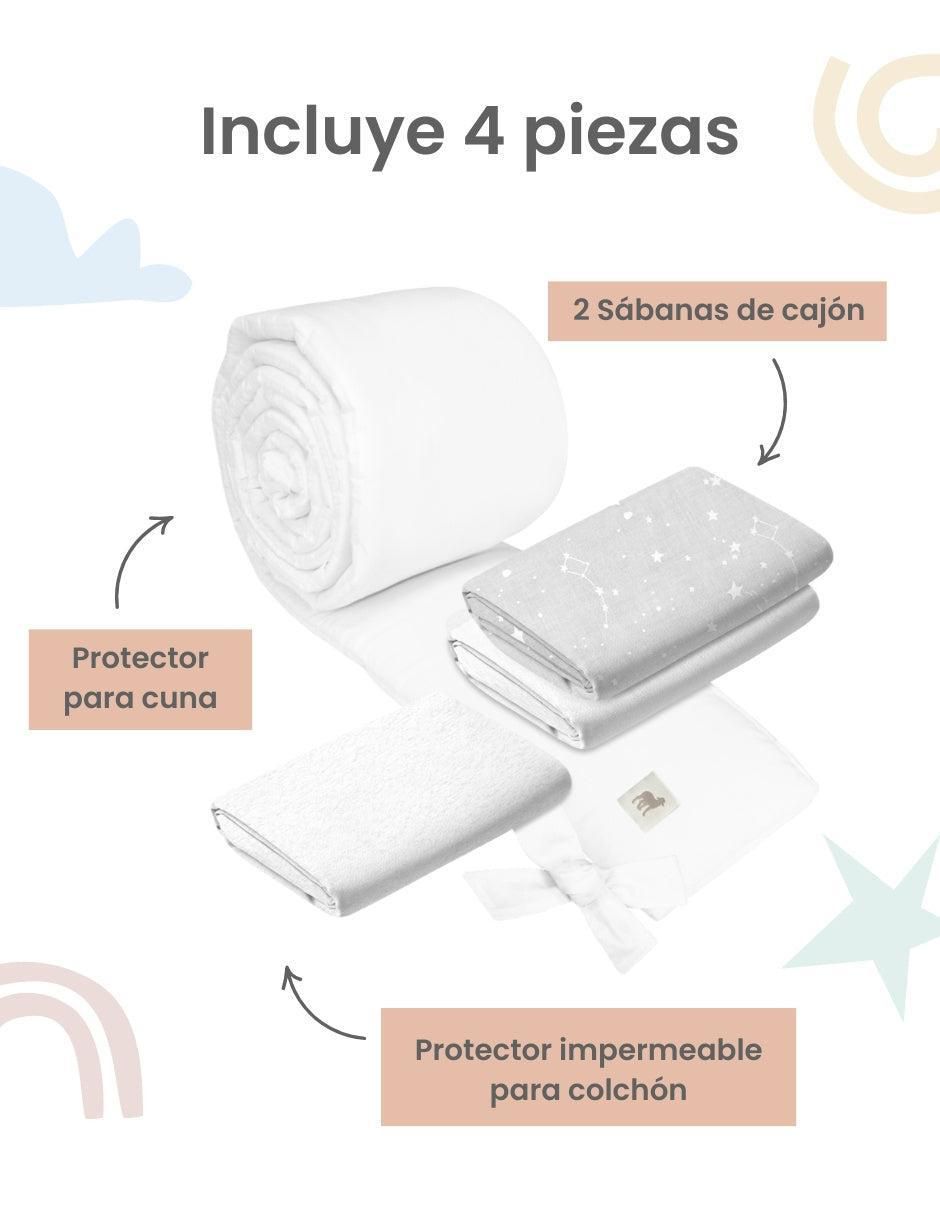 Juego de cuna constelaciones infantil unisex 4 piezas 3