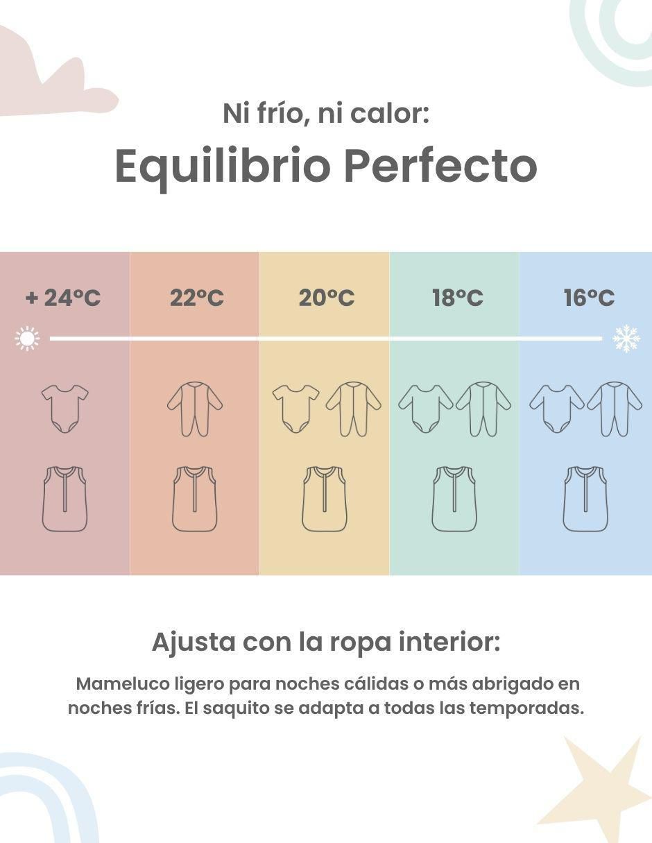 Saco de dormir para bebé unisex 6