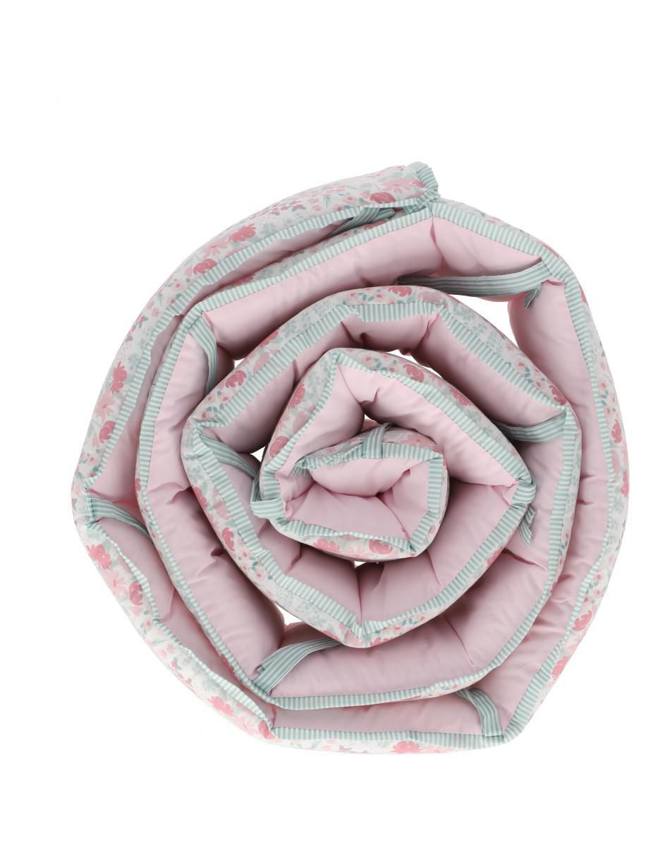 Bumper Campo de Flores para bebé niña 4