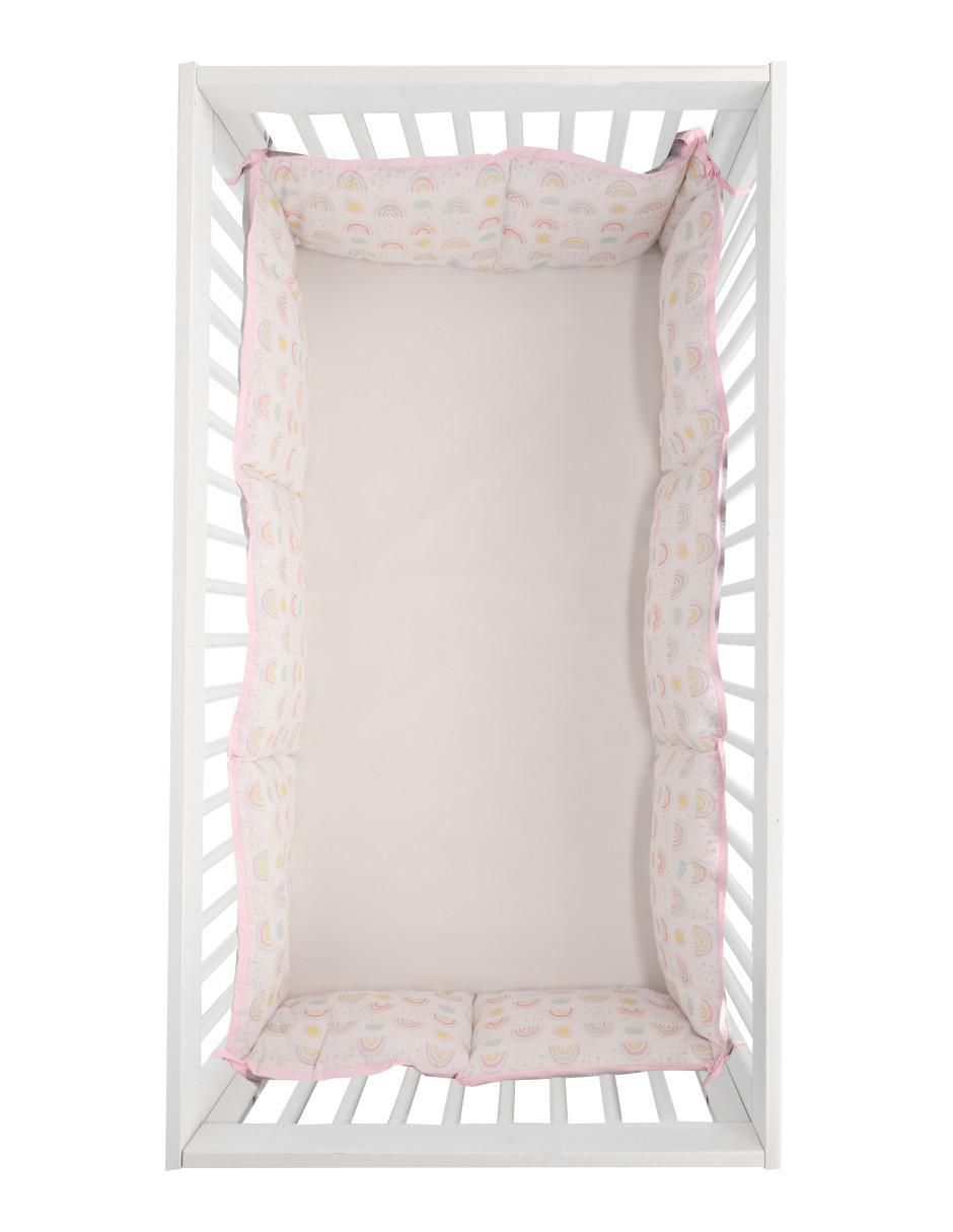Bumper Arcoíris para bebé niña 4