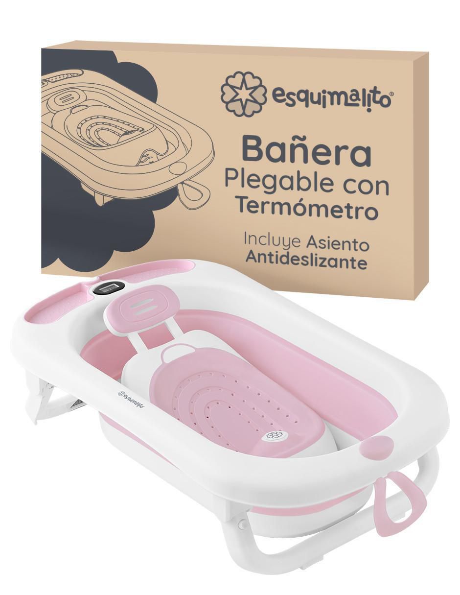 Bañera Plegable con Termómetro de polipropileno