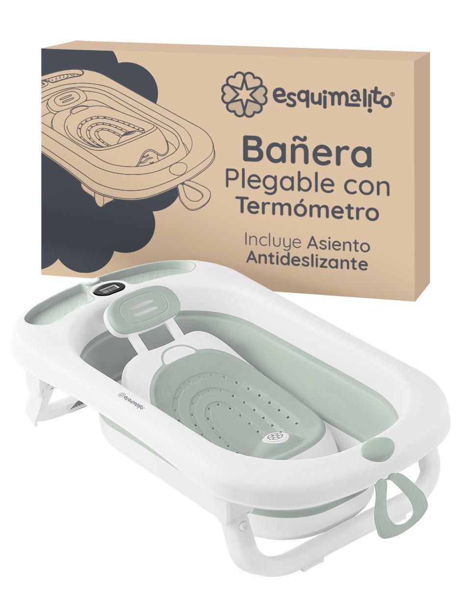 Bañera Plegable con Termómetro de polipropileno