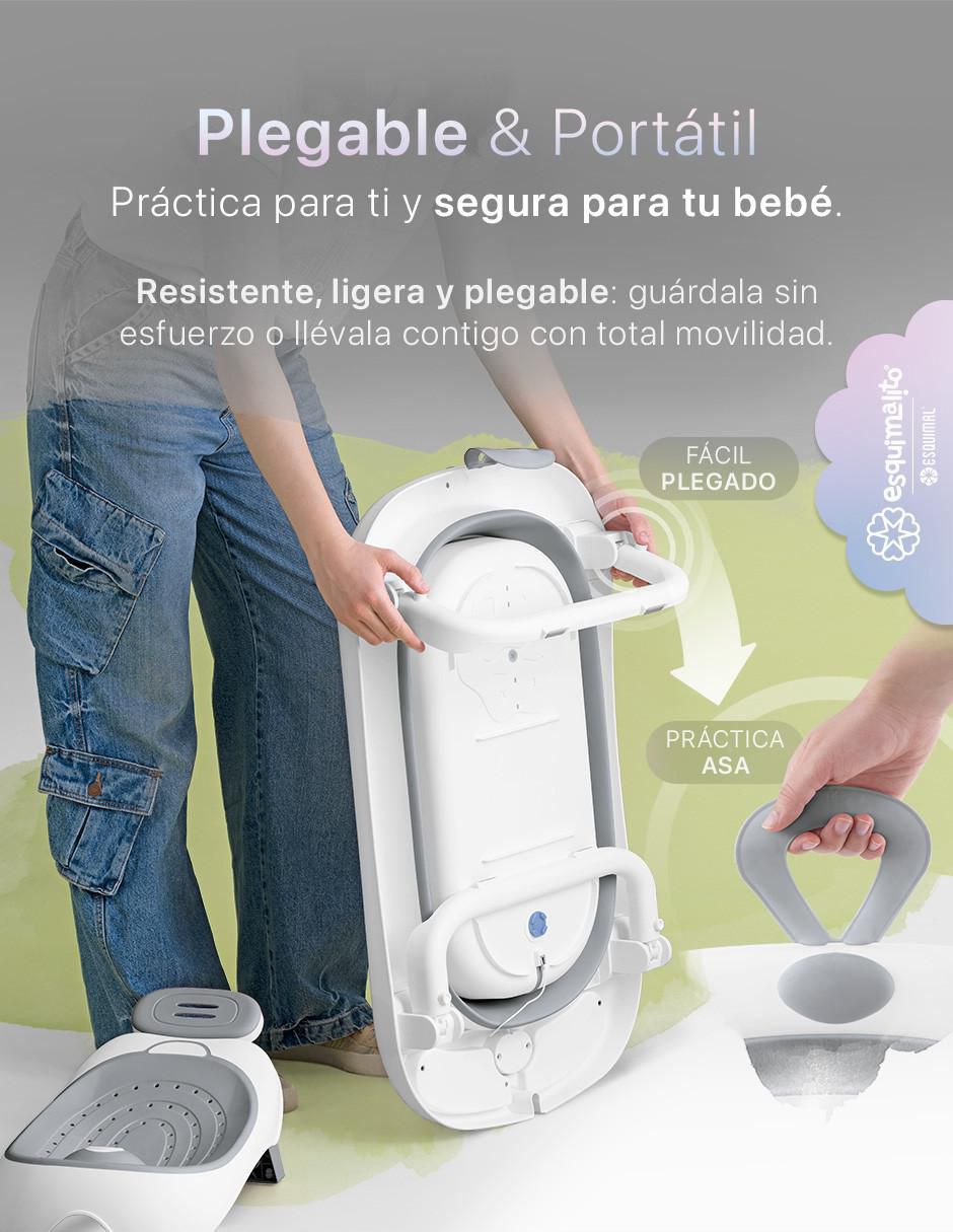 "tina/bañera" esquimal plegable con termómetro "de" polipropileno