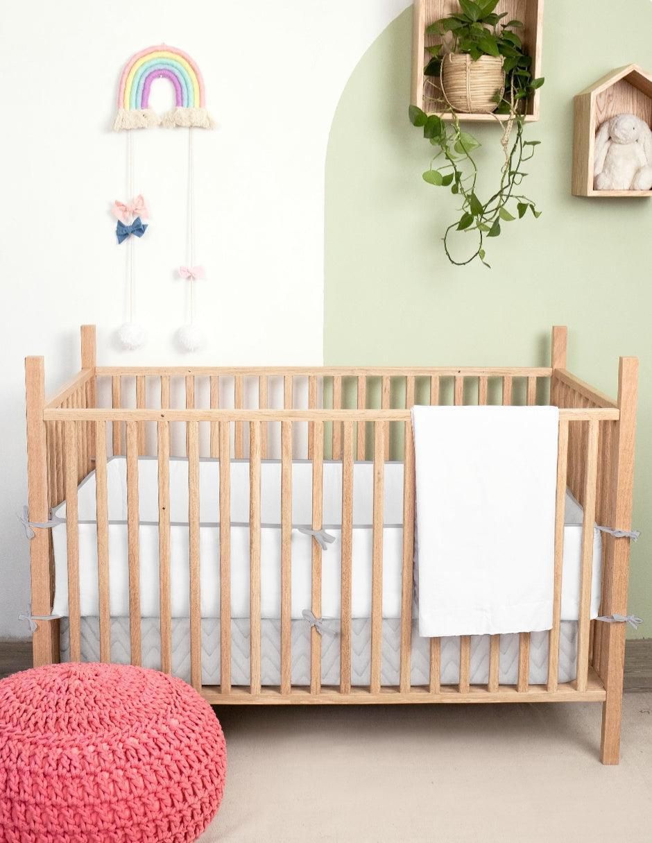 Juego de cuna Zig Zag infantil unisex 4 piezas 5