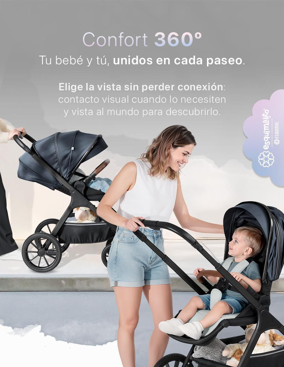 "carriola" reversible ajustable y versátil esquimal sí