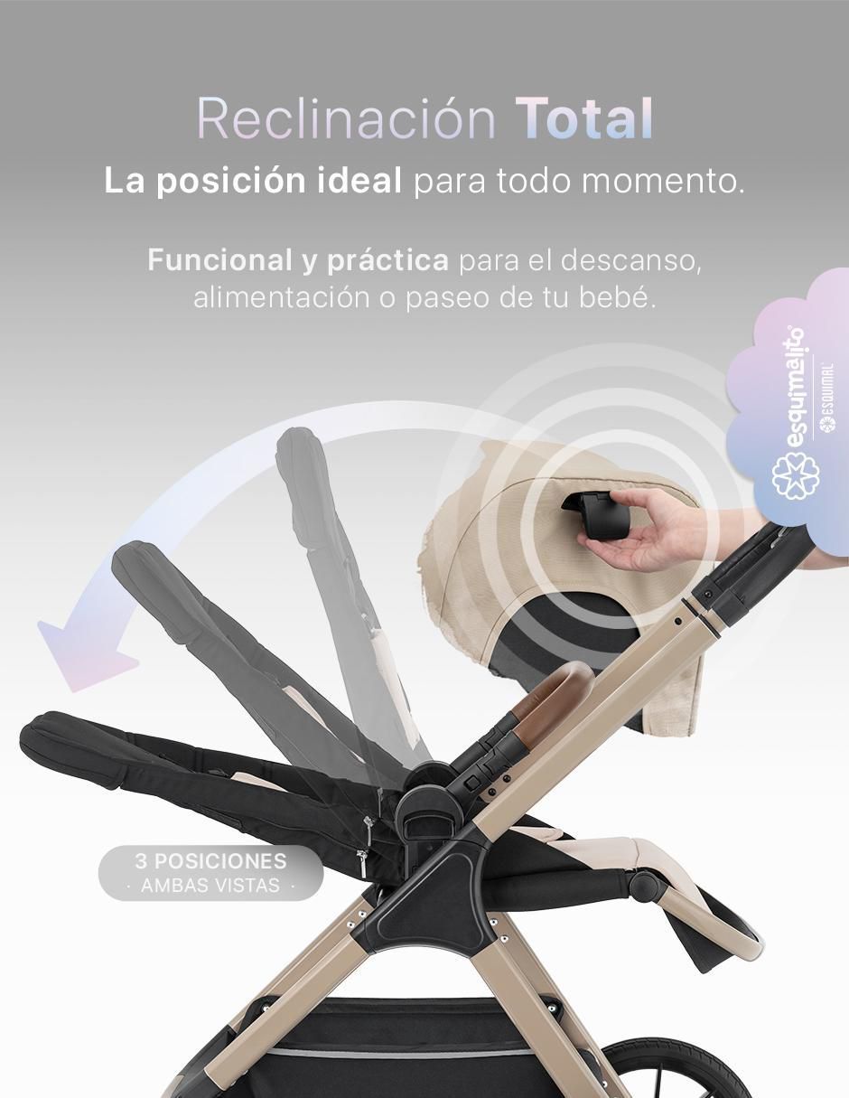 Carriola reversible plegable 2