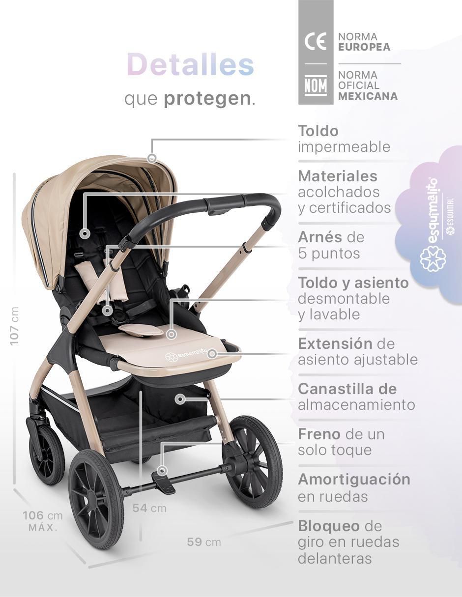 Carriola reversible plegable 6