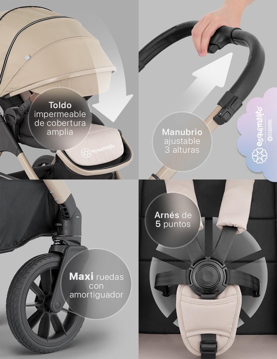 Carriola reversible plegable 3