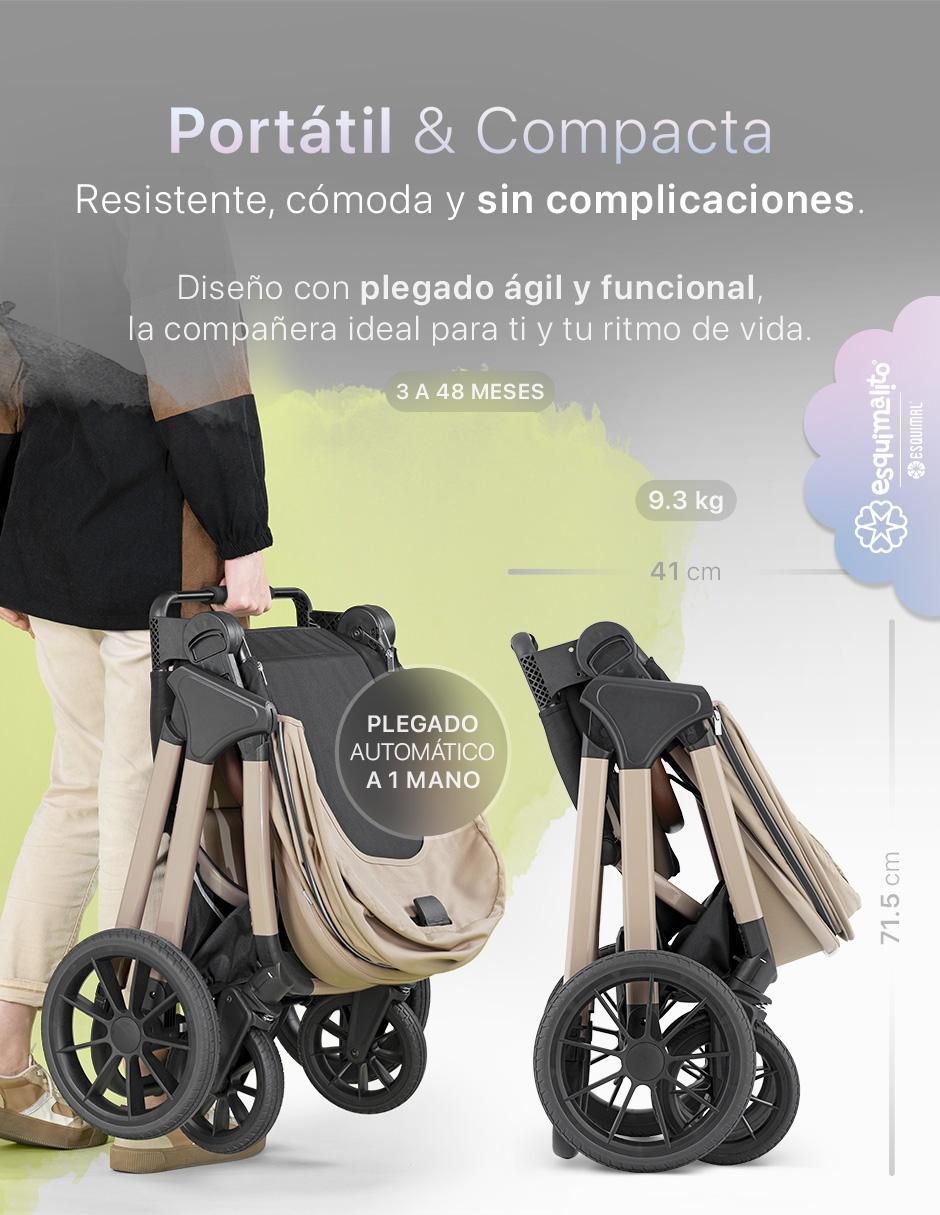 Carriola reversible plegable 4