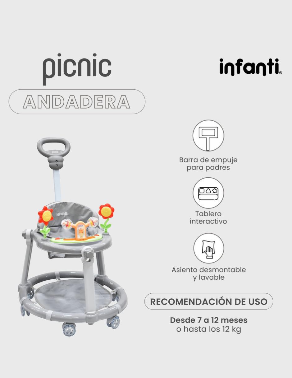 Andadera 3 en 1 unisex Picnic 2