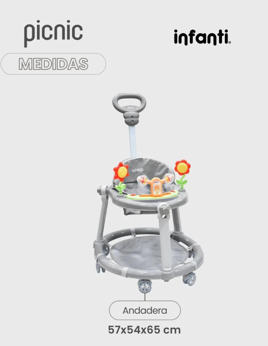 Andadera 3 en 1 unisex Picnic 6