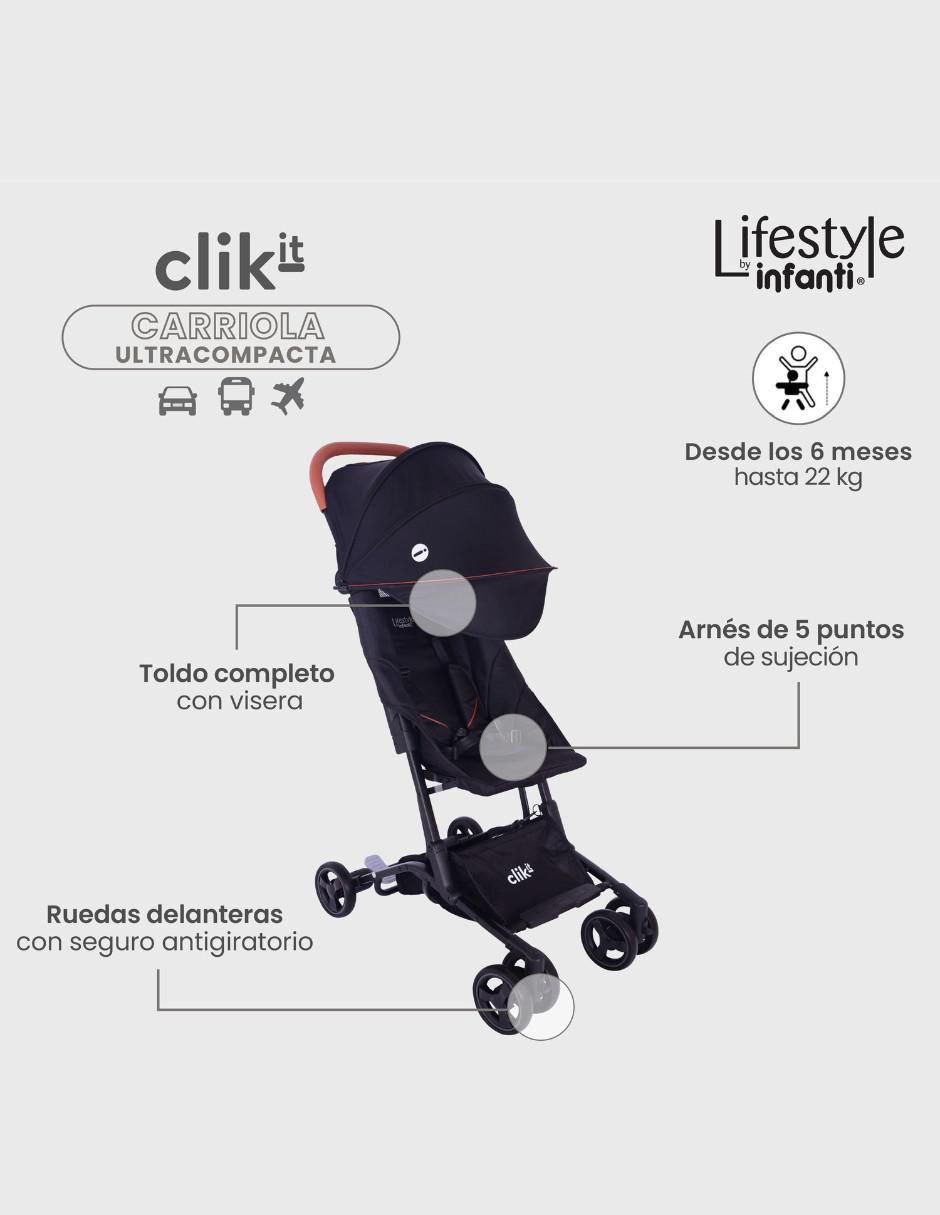 Carriola ultracompacta Clik-It plegable 3