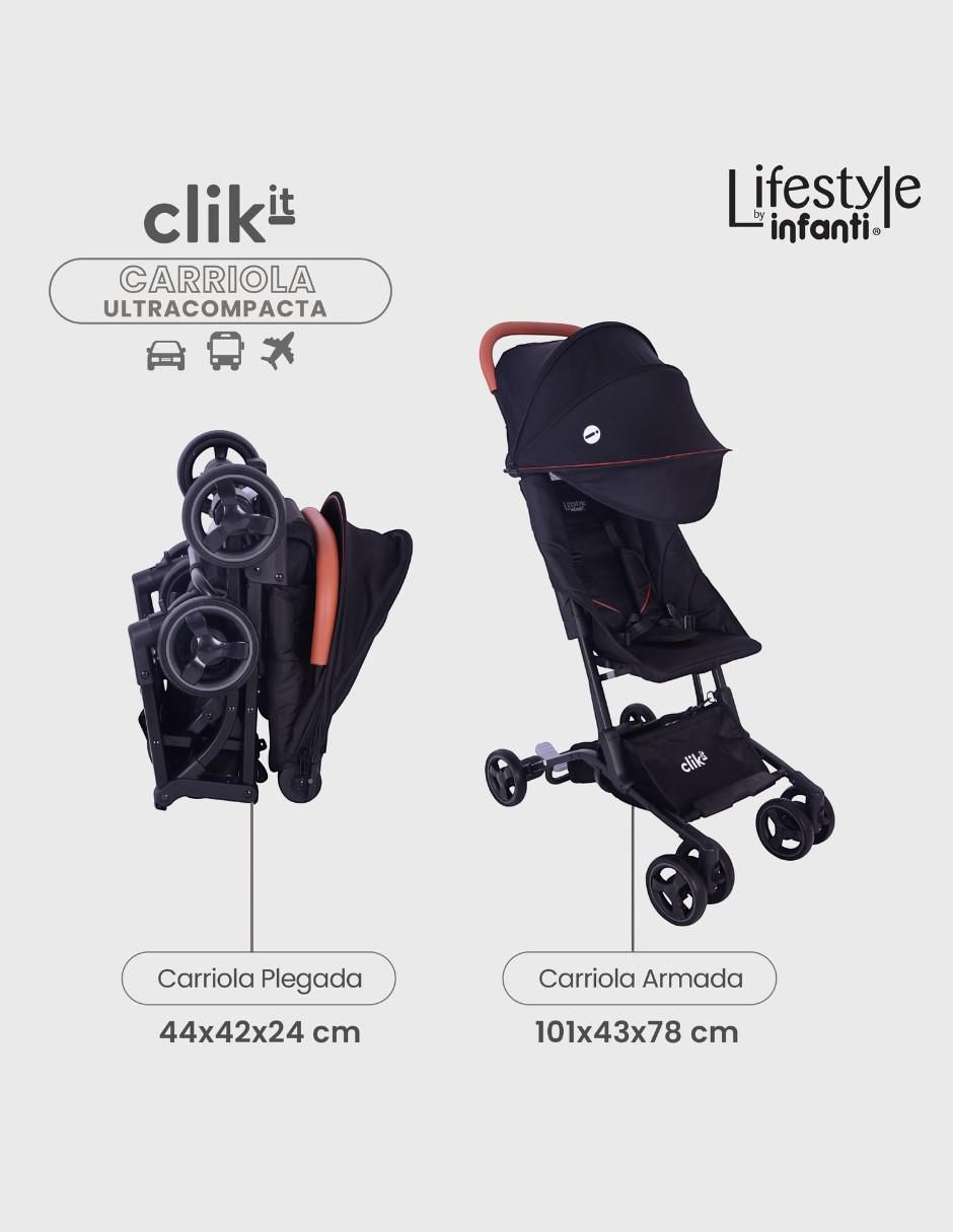 Carriola ultracompacta Clik-It plegable 6