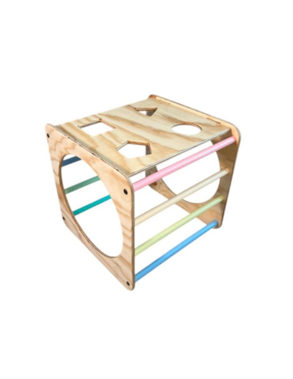 Explorador y escalador deslizante cut art kids