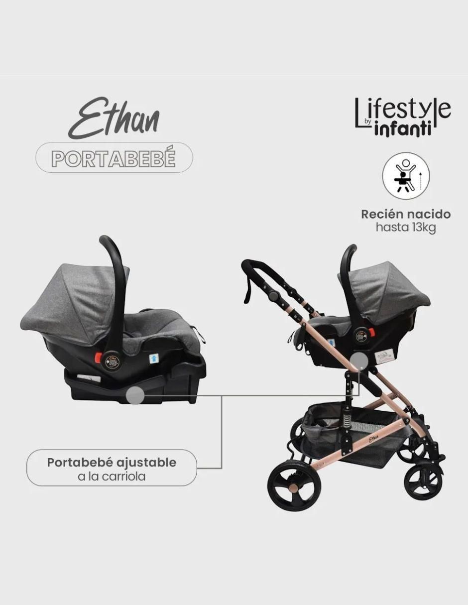 Carriola travel system Ethan plegable 5