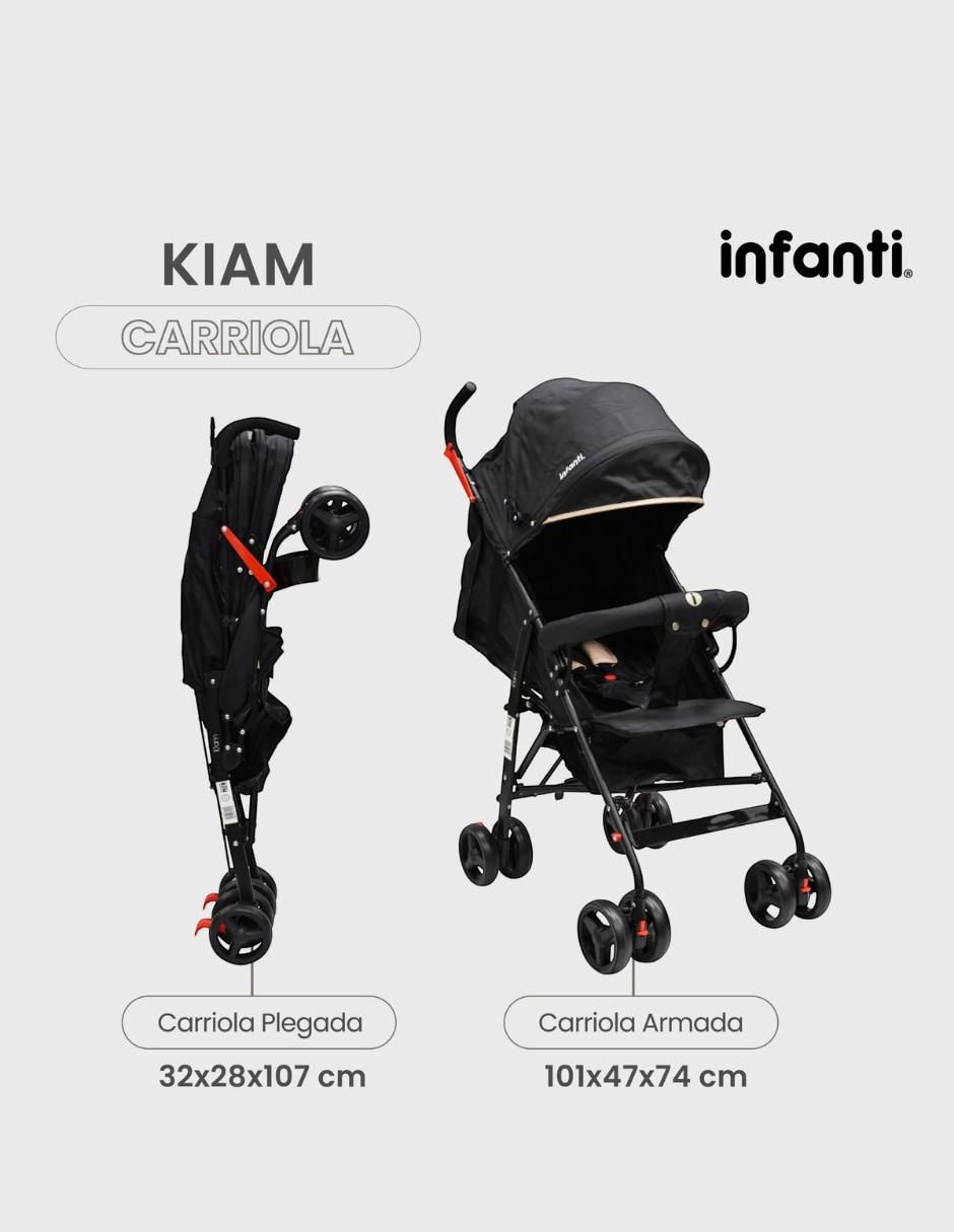 Carriola estándar Kiam plegable 6