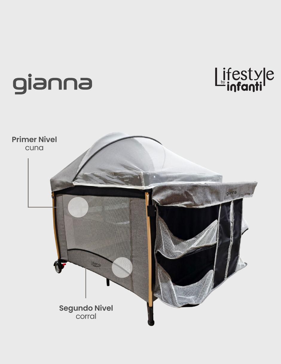 Cuna de viaje lifestyle by infanti gianna 2 en 1