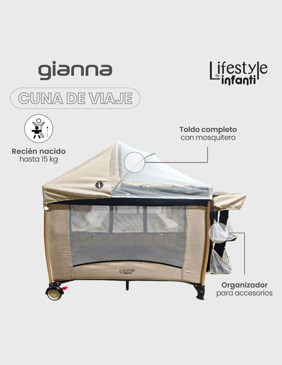Cuna de viaje Gianna 2 en 1 3