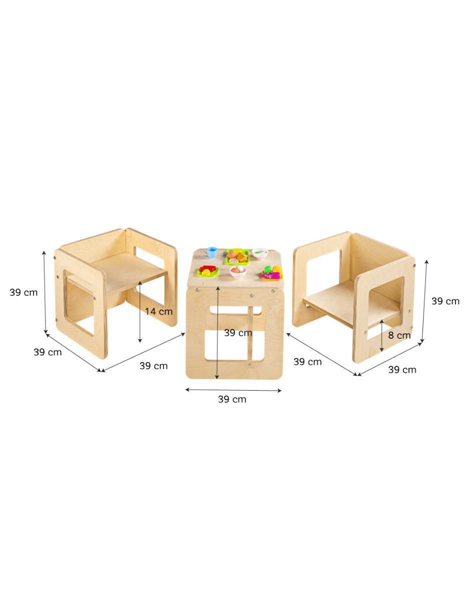 Mesa con silla armable 7